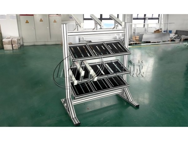 鋁型材展示架，材質(zhì)不止這一種